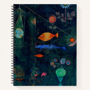 Paul Klee Fish Magic Abstrakte Malerei Grafik Notizblock