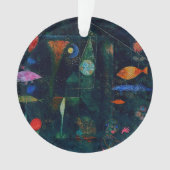 Paul Klee Fish Magic Abstrakte Malerei Grafik Ornament (Vorderseite)