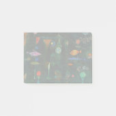 Paul Klee Fish Magic Abstrakte Malerei Grafik Post-it Klebezettel (Vorderseite)