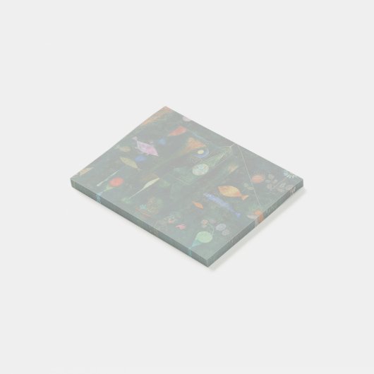 Paul Klee Fish Magic Abstrakte Malerei Grafik Post-it Klebezettel (angewinkelt)