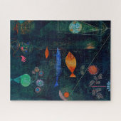 Paul Klee Fish Magic Abstrakte Malerei Grafik Puzzle (Horizontal)