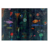 Paul Klee Fish Magic Abstrakte Malerei Grafik Schneidebrett (Vorderseite)