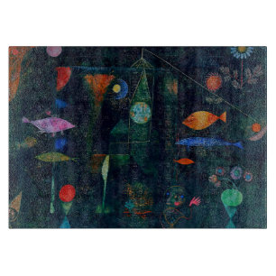 Paul Klee Fish Magic Abstrakte Malerei Grafik Schneidebrett