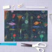 Paul Klee Fish Magic Abstrakte Malerei Grafik Seidenpapier (Handwerk)