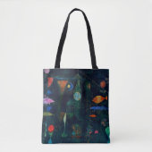 Paul Klee Fish Magic Abstrakte Malerei Grafik Tasche (Vorderseite)