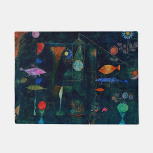 Paul Klee Fish Magic Abstrakte Malerei Grafische K Fußmatte