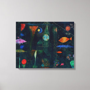 Paul Klee Fish Magic Abstrakte Malerei Grafische K Leinwanddruck