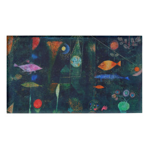 Paul Klee Fish Magic Abstrakte Malerei Grafische K Namenschild