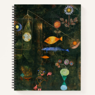 Paul Klee Fish Magic Abstrakte Surrealistische Kun Notizblock