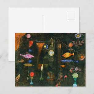 Paul Klee Fish Magic Abstrakte Surrealistische Kun Postkarte