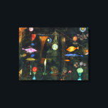 Paul Klee Fish Magic Leinwanddruck<br><div class="desc">Ein magischer Bereich,  in dem sich Fische mit den Himmelskörpern und den terrestrischen Blume und Tieren vermischen.</div>