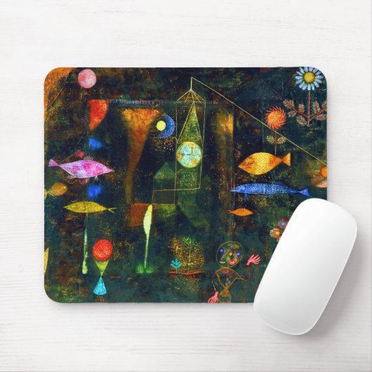 Paul Klee Fish Magic Mousepad (Mit Mouse)