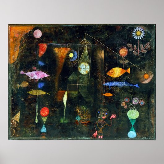 Paul Klee Fish Magic Poster (Vorne)