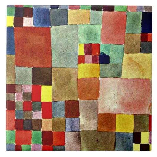 Paul Klee - Flora auf Sand Fliese (Vorderseite)