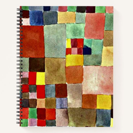 Paul Klee - Flora auf Sand Notizblock (Vorderseite)
