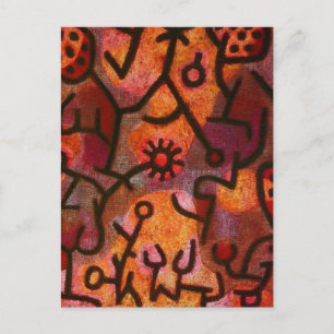 Paul Klee Flora di Roccia Postcard Postkarte