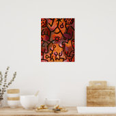 Paul Klee Flora di Roccia Poster (Küche)