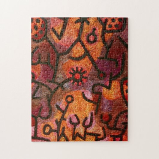 Paul Klee Flora di Roccia Puzzle (Vertikal)