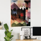 Paul Klee - Föhn in Marcs Garten, Poster (Heimbüro)