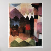 Paul Klee - Föhn in Marcs Garten, Poster (Vorne)