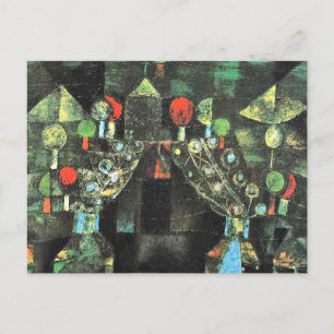 Paul Klee - Frauenpavillon, Postkarte