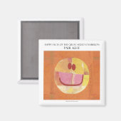 Paul Klee Frohe Gesichtsmagnet Magnet (Vorderseite/Rückseite)