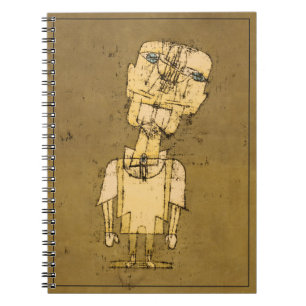 Paul Klee Geist eines Genies Vintage abstrakte Kun Notizblock