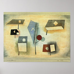 Paul Klee Gemälde, Six Species, Poster