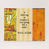 Paul Klee Gemälde und Paul Klee Quote, Puzzle (Horizontal)