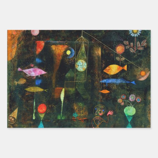 Paul Klee Geschenkpapier Set (Vorderseite 3)