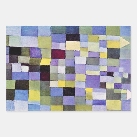 Paul Klee Geschenkpapier Set (Vorderseite 2)