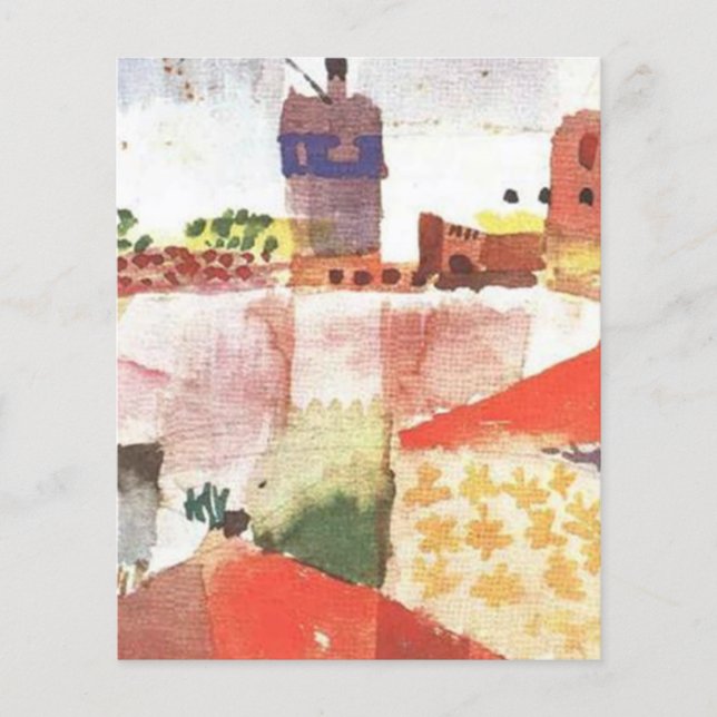 Paul Klee - Hammamet mit Moschee (1914) (Vorderseite)