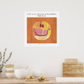 paul klee happy face poster 11"x11" (Küche)