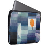 Paul Klee Harbinger vom Herbst. Blaue geometrische Laptopschutzhülle (Vorne Rechts)