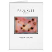 Paul Klee, Hardy Pflanze (1934) - Fine Art Card (Vorne)