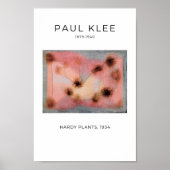 Paul Klee, Hardy Pflanze - Farbenfrohe Abstrakte K Poster (Vorne)