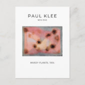 Paul Klee, Hardy Pflanze - Moderne Abstrakte Kunst Postkarte (Vorderseite)