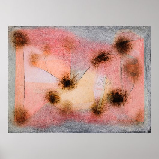 Paul Klee - Hartpflanzen Poster (Vorne)