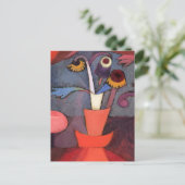 Paul Klee, Herbstblume, Postkarte (Stehend Vorderseite)