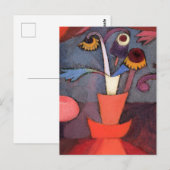 Paul Klee, Herbstblume, Postkarte (Vorne/Hinten)