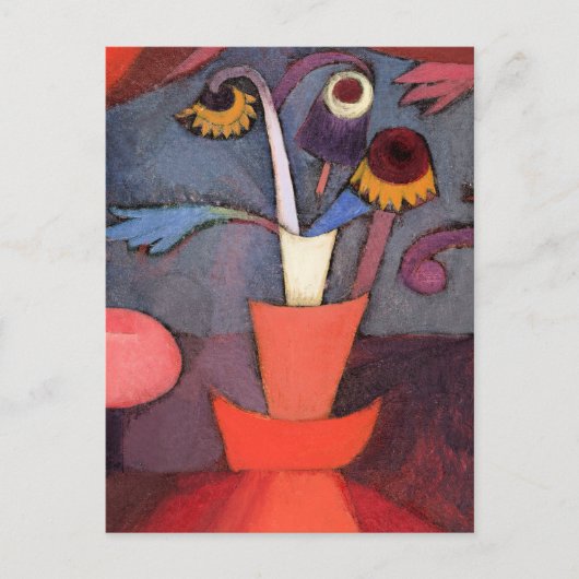 Paul Klee, Herbstblume, Postkarte (Vorderseite)