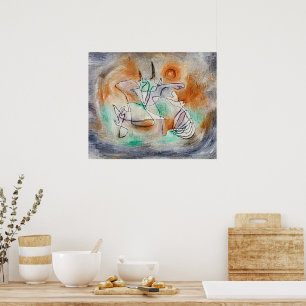 Paul Klee - Heulender Hund, Poster