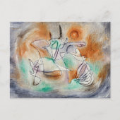 Paul Klee - Heulender Hund, Postkarte (Vorderseite)