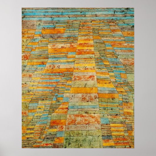 Paul Klee Highway und Byways Poster (Vorne)