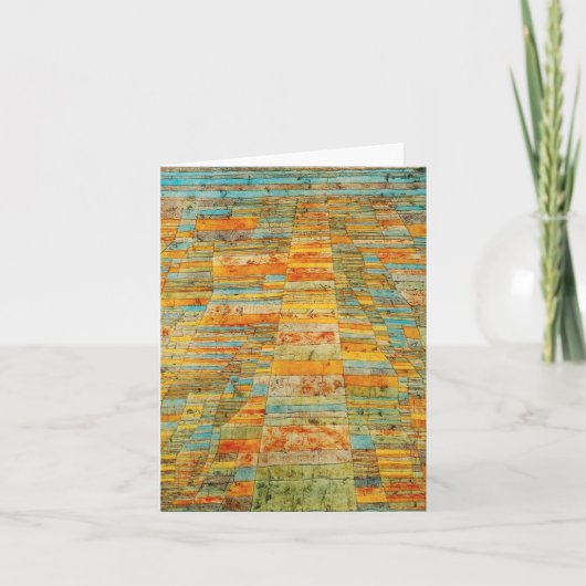 Paul Klee Highways und Byways Note Card Karte (Vorderseite)
