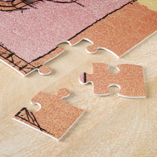 Paul Klee, im Geist von Hoffmann - farbenfroh Puzzle (Seite)