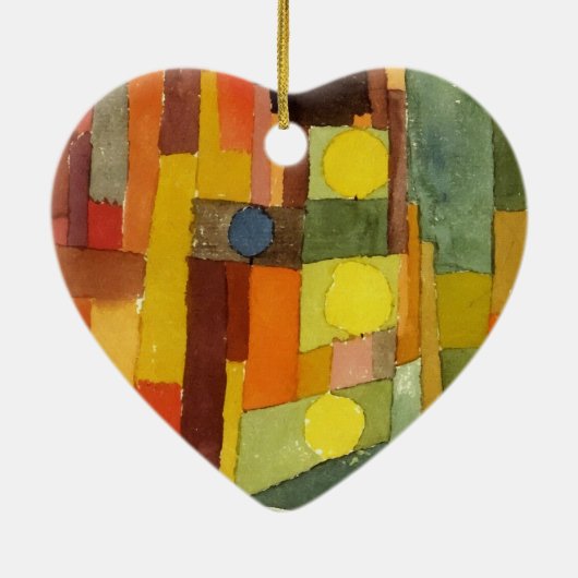 Paul Klee im Stil der kairouanischen Wasserfarbenk Keramikornament (Hinten)