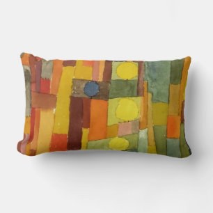 Paul Klee im Stil der kairouanischen Wasserfarbenk Lendenkissen