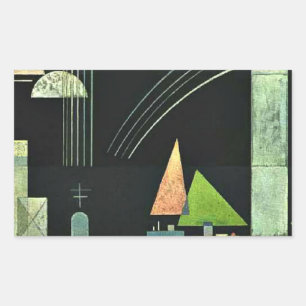 Paul Klee — In Ruhe, Rechteckiger Aufkleber