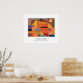 Paul Klee, Joyful Mountain Landscape - Fine Art Poster (Küche)